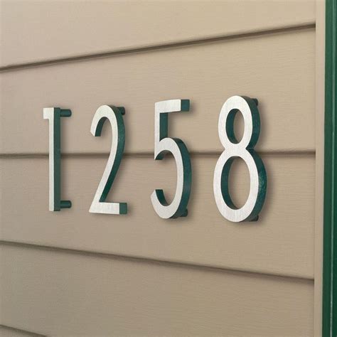 metal home depot house numbers|home depot house number sign.